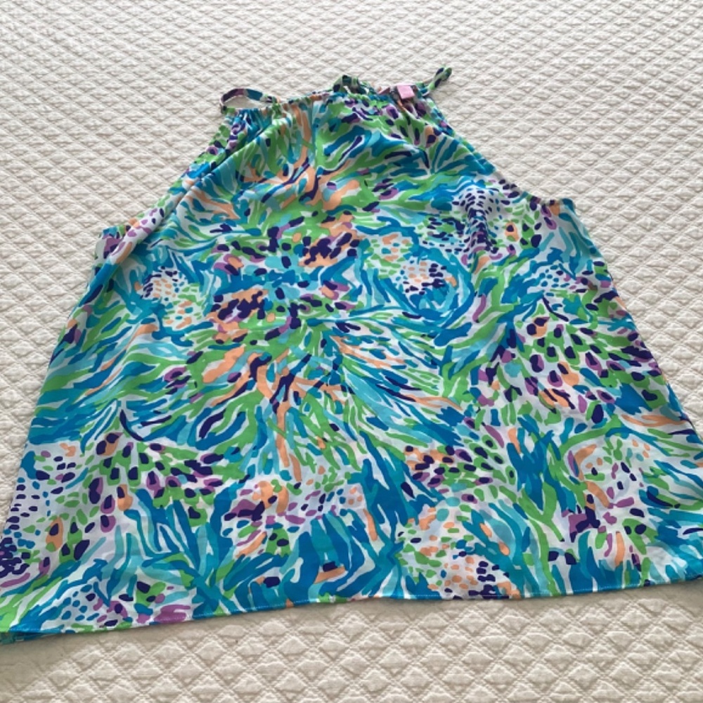 Lilly Pulitzer Skylar Top Resort White Sea Soireee - Picture 3 of 6